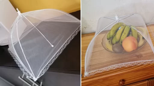 foldable mesh food cover for outdoor table