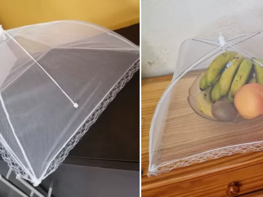 foldable mesh food cover for outdoor table