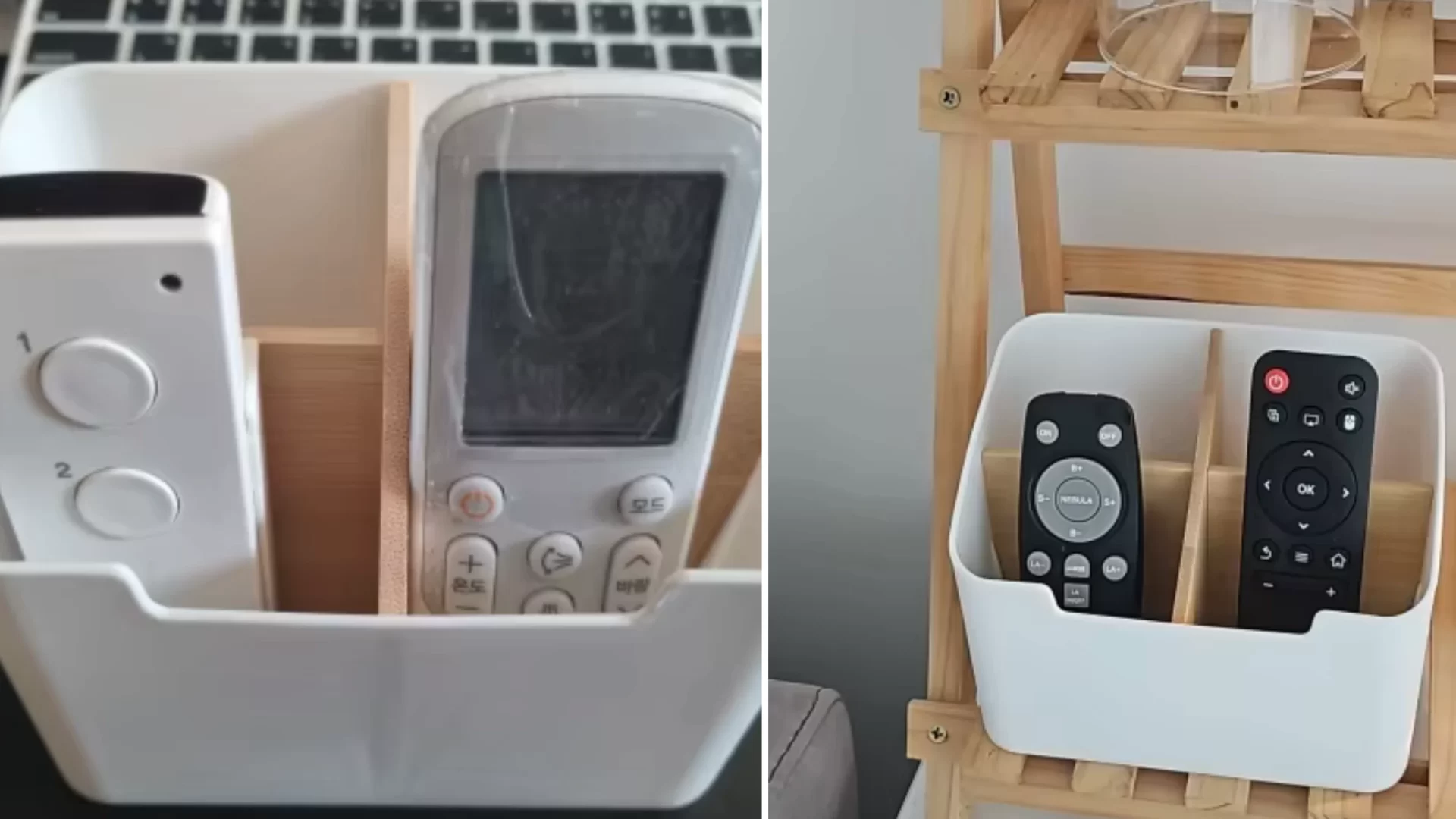 remote control holder organizer for table