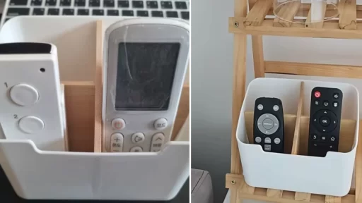 remote control holder organizer for table