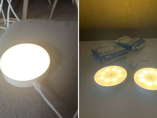 usb rechargeable led night light with motion sensor