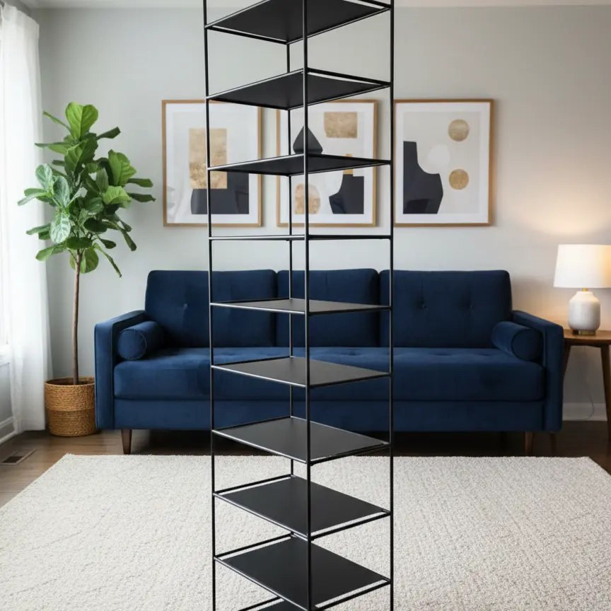 FIDUCIAL HOME 10-tier shoe rack vertical organizer for small spaces