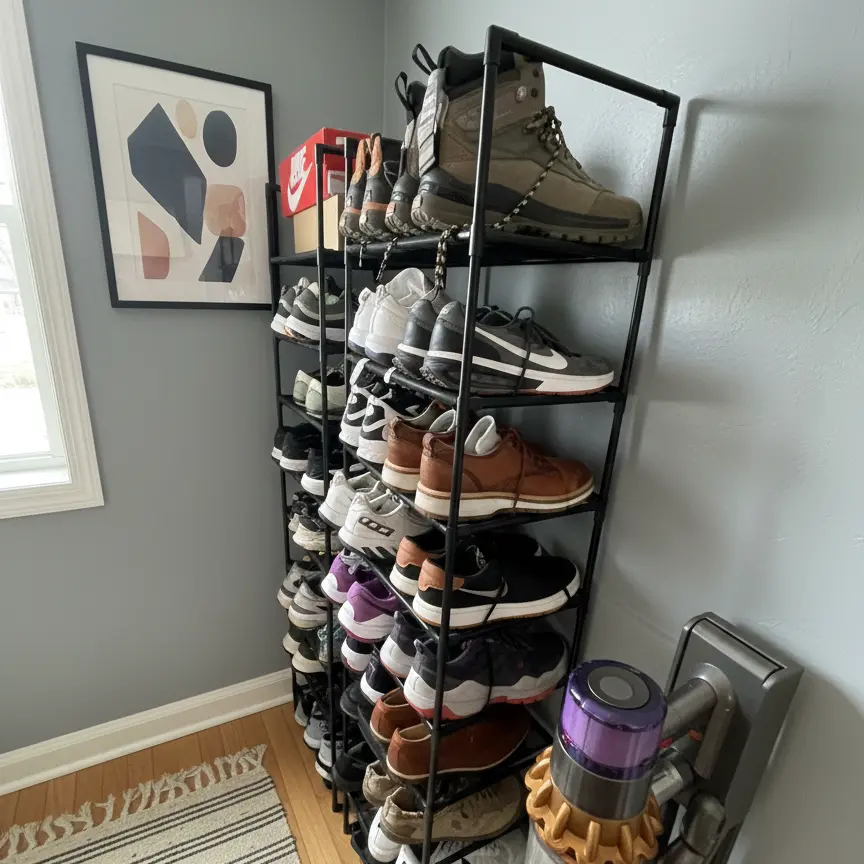 easy assembly fiducial home shoe shelf entryway