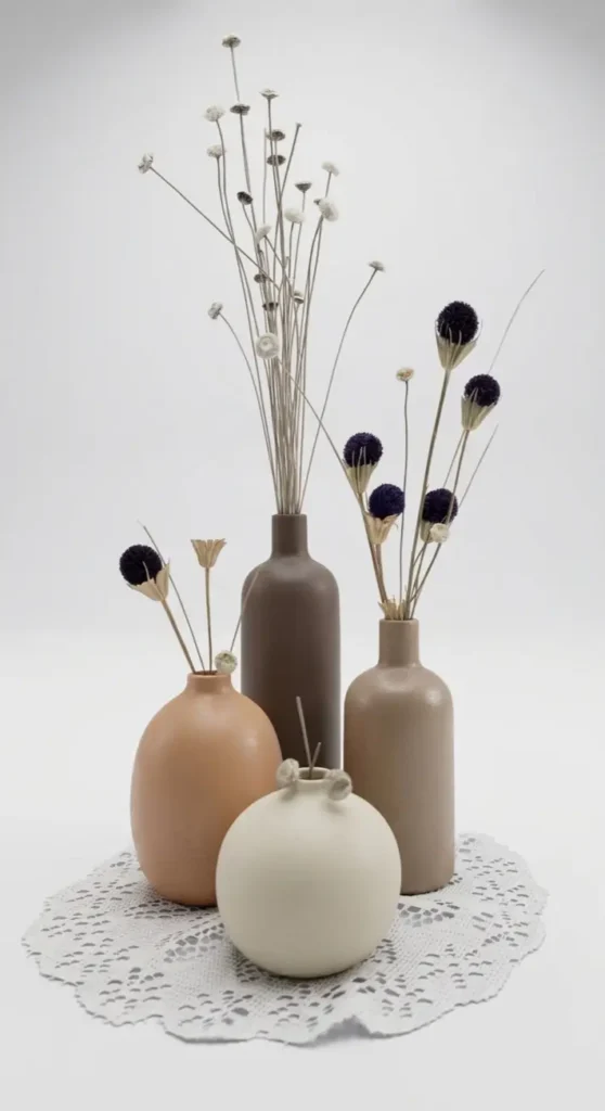 decorative vase set for modern home interior